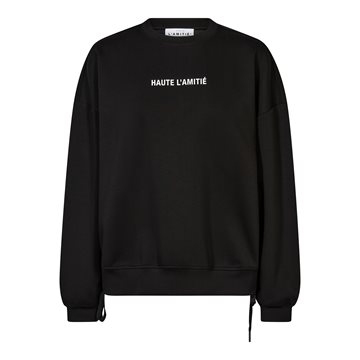 Haute L' Amitié - New Studio Tie Sweat - Black